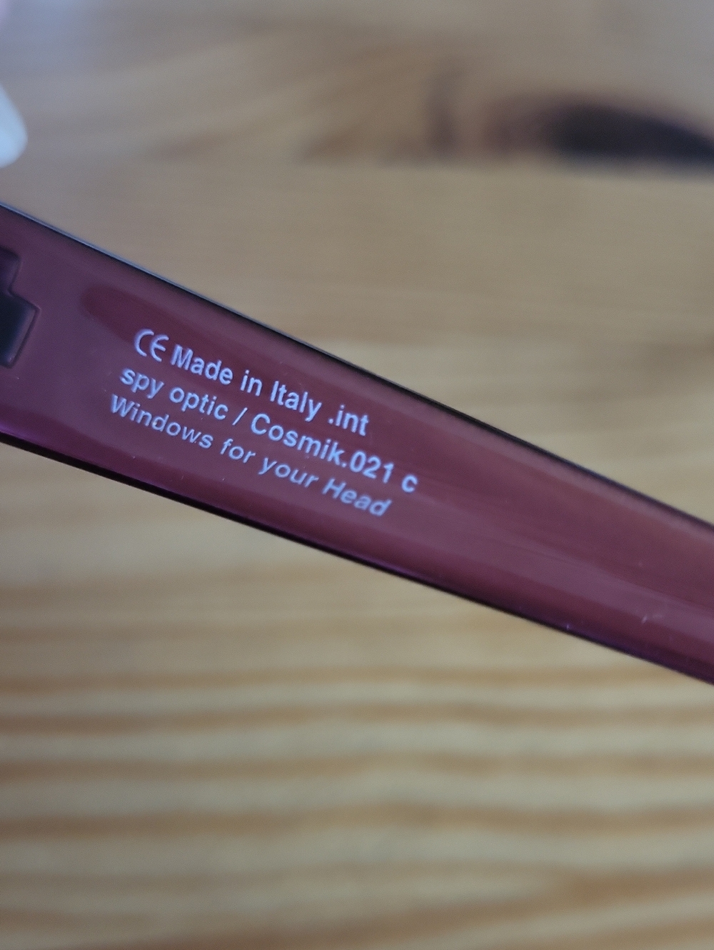 Spy Optic Cosmik Purple Sunglasses - Picture 3 of 7